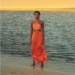 Baobab Kira maxi dress orange